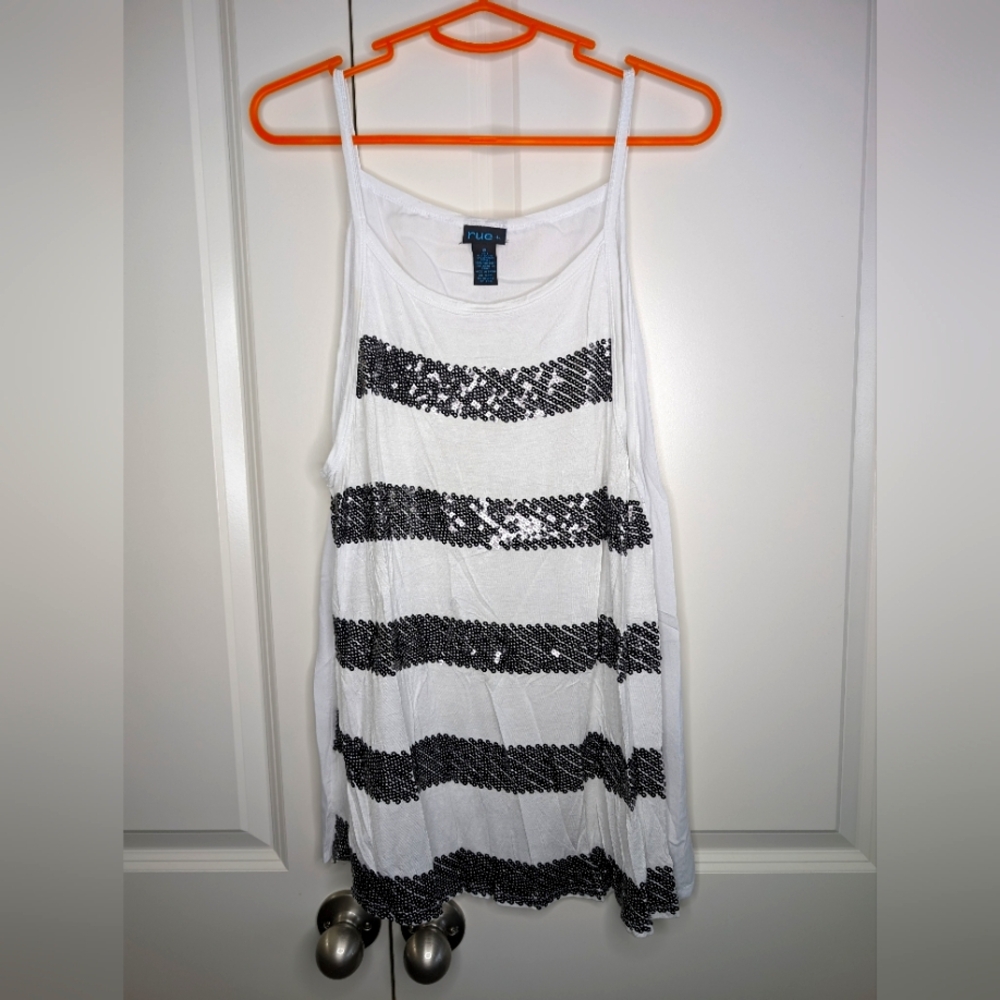 Rue 21 Plus  Sequin Tank Top- EUC